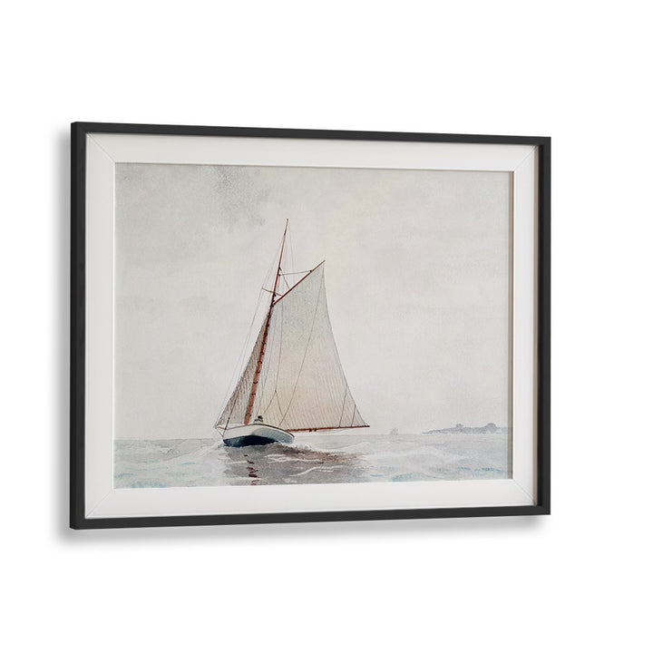 SAILING OFF GLOUCESTER (CA.1880) ,  VINTAGE PAINTINGS