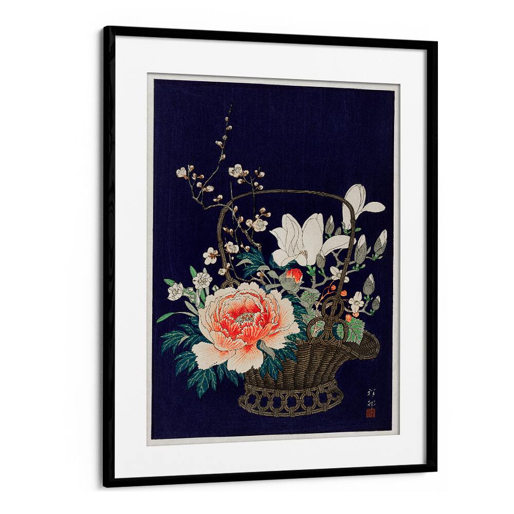 BAMBOO FLOWER BASKET (1932) , JAPANESE PAINTINGS , JAPANESE ART PRINTS