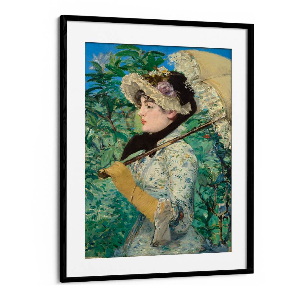 JEANNE SPRING (1881) BY EDOUARD MANET , VINTAGE PAINTINGS