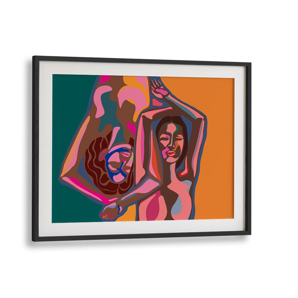 Colorful artwork from the MARIA A KARLA II, PORTRAITS collection, showcasing vibrant figures and artistic depth.
