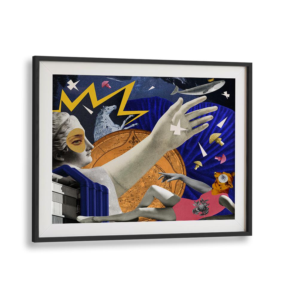 Explore the mesmerizing SPACE QUEEN, SURREAL ART PRINTS, blending modern design with cosmic inspiration for your decor.