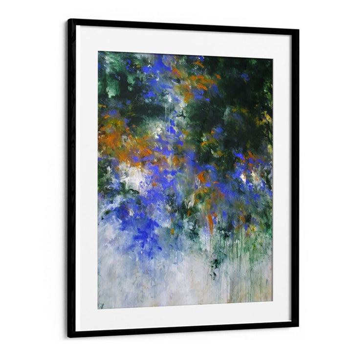 Vibrant colors blend in the ABSTRACT DESIGN XIV, a stunning abstract painting perfect for modern aesthetics.
