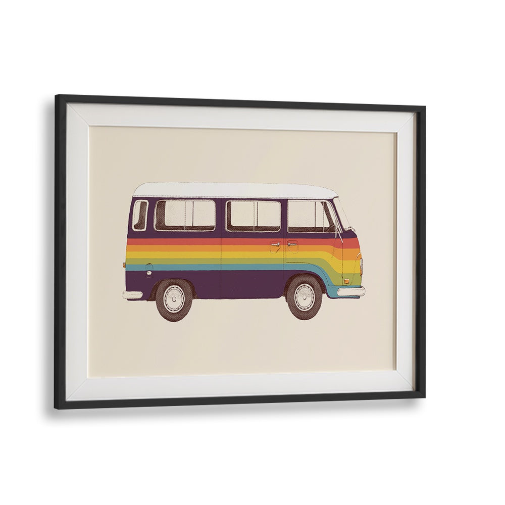 VAN RAINBOW BY FLORENT BODART, AUTOMOTIVE ART PRINTS