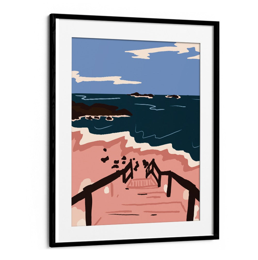 OCEAN BLUES, LANDSCAPE PAINTINGS showcase serene ocean views, perfect for enhancing your home decor.