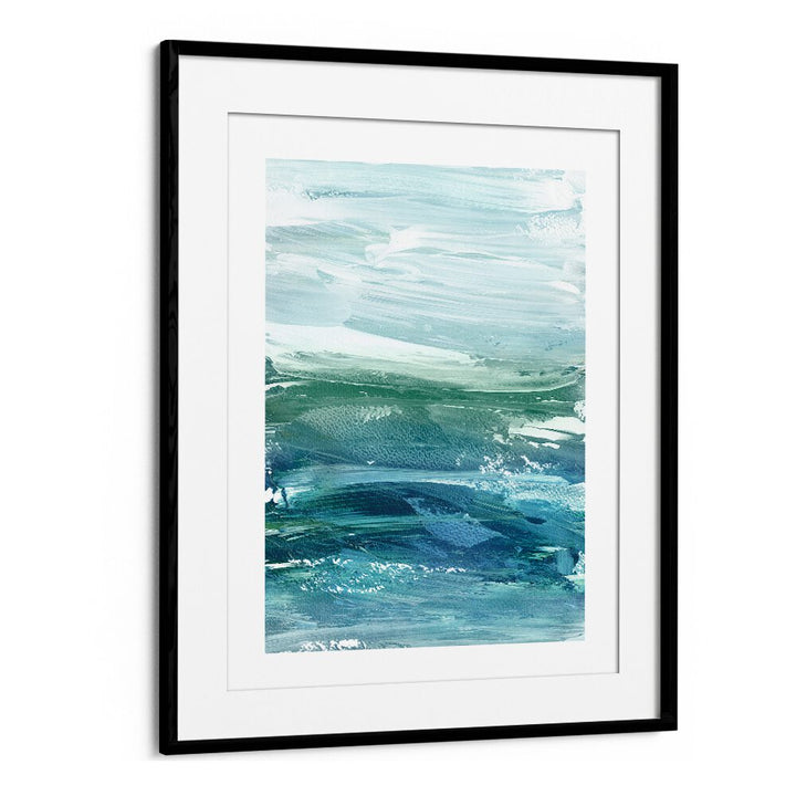 WAVES IN WAVES, ABSTRACT PAINTINGS brings serene ocean hues to your decor, enhancing any space beautifully.