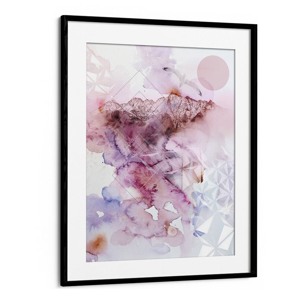 Elegant DUSK II, ABSTRACT PAINTINGS featuring soft hues and geometric patterns, perfect for modern decor.