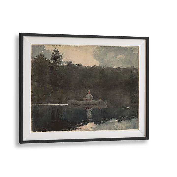 THE LONE FISHERMAN (1889)  , VINTAGE PAINTINGS