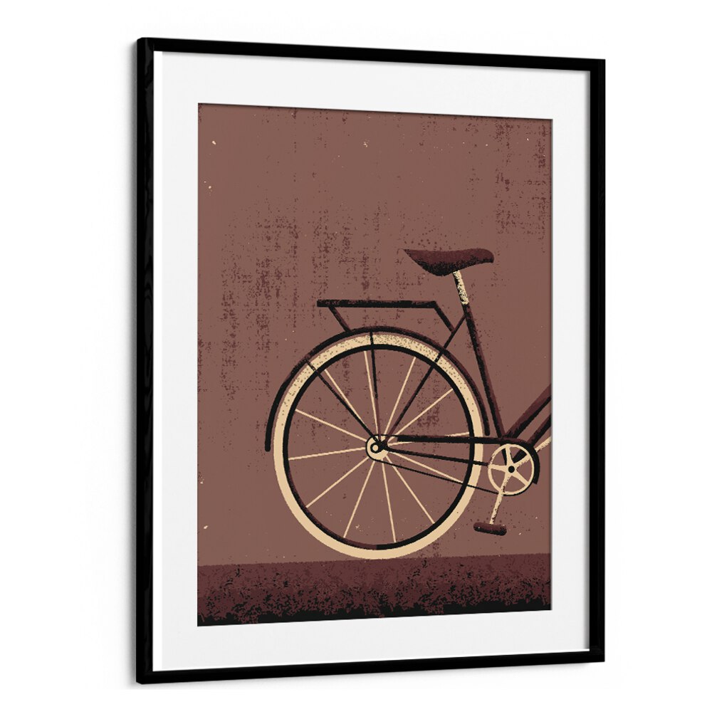 Stylish wall art featuring a vintage bicycle, perfect for fans of THE VINTAGE CYCLE, SPORTS POSTERS.