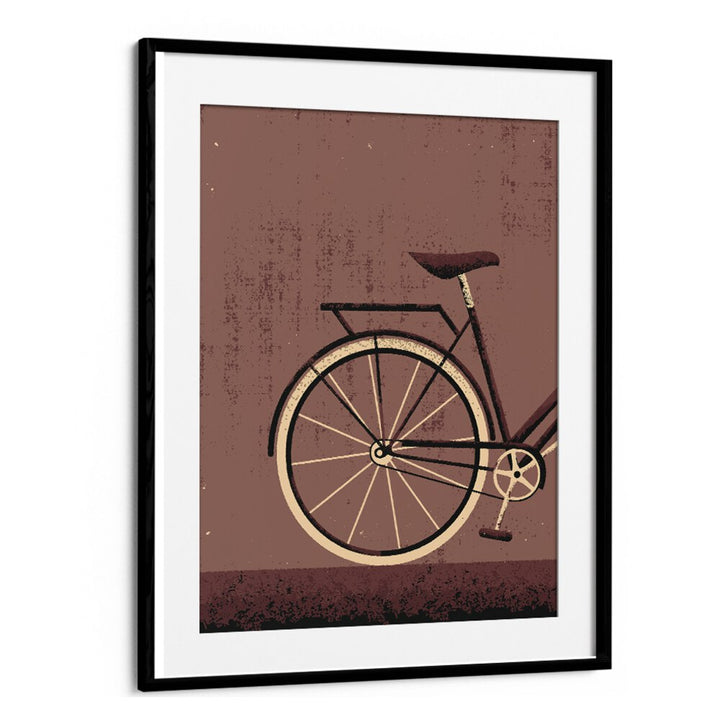 Stylish wall art featuring a vintage bicycle, perfect for fans of THE VINTAGE CYCLE, SPORTS POSTERS.