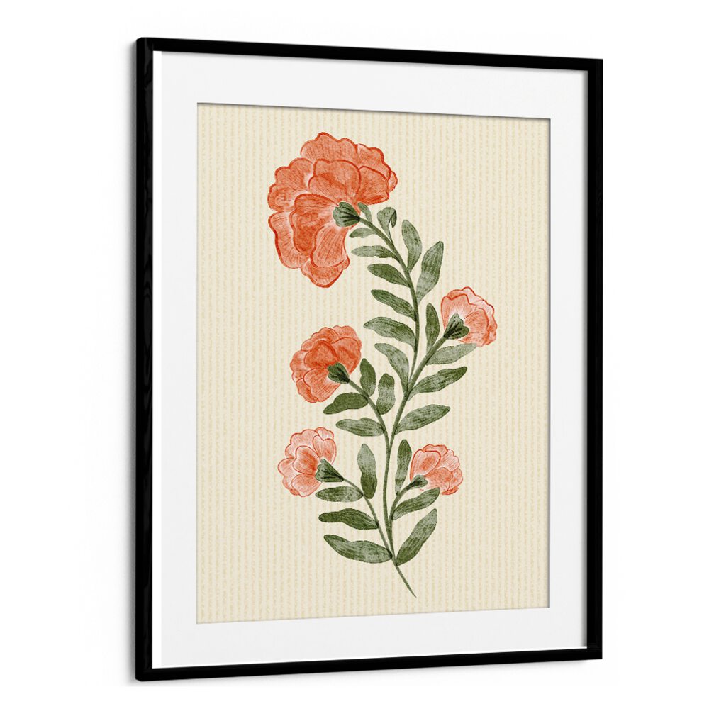 MARIGOLD FLOWERS , FLORAL FLOWER PAINTINGS