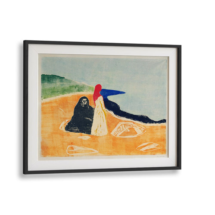 TWO WOMEN ON THE SHORE (1898)  , VINTAGE PAINTINGS