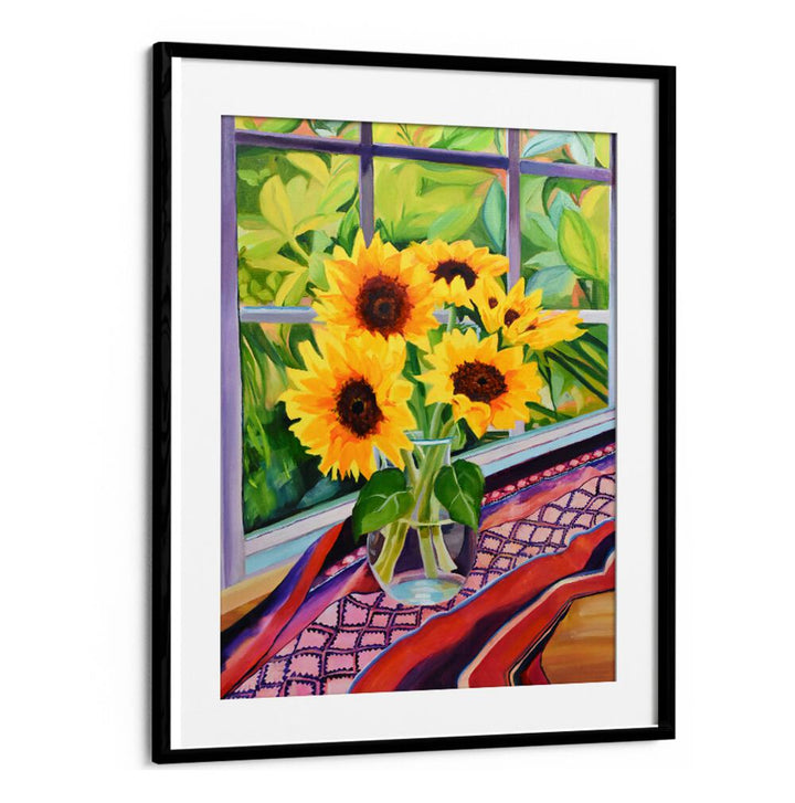 SUNFLOWERS , FLORAL FLOWER PAINTINGS