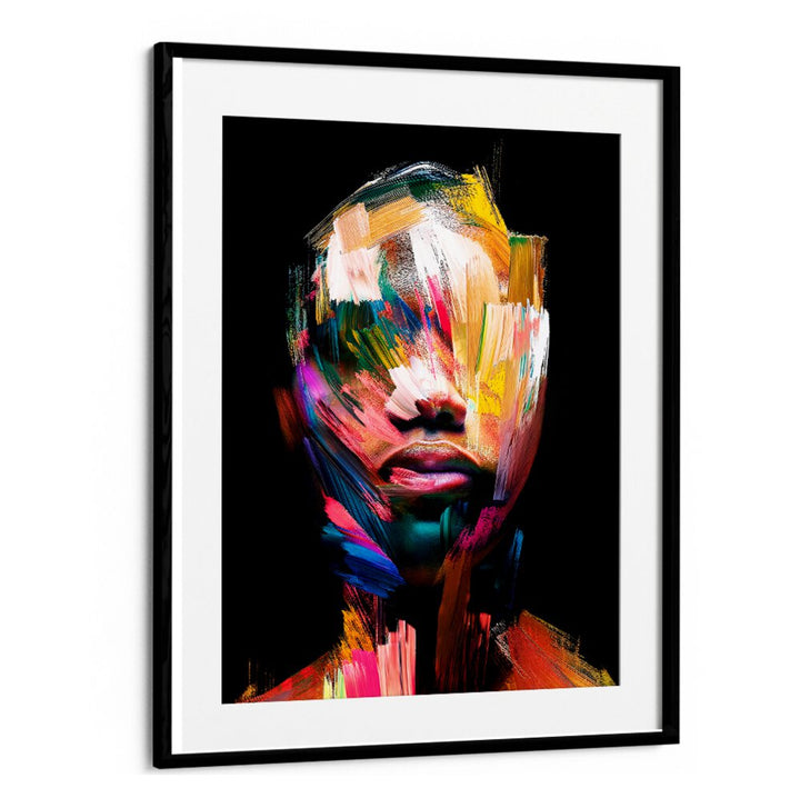 Vibrant colors define the FACELESS XII, ABSTRACT PAINTINGS by Philippe HUGONNARD, adding unique style to any space.