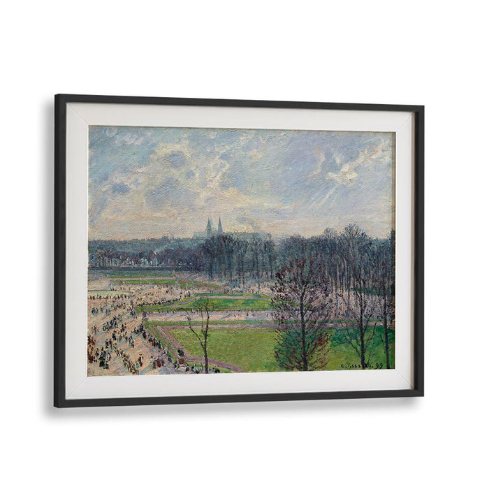 THE GARDEN OF THE TUILERIES ON A WINTER AFTERNOON (1899) , VINTAGE PAINTINGS