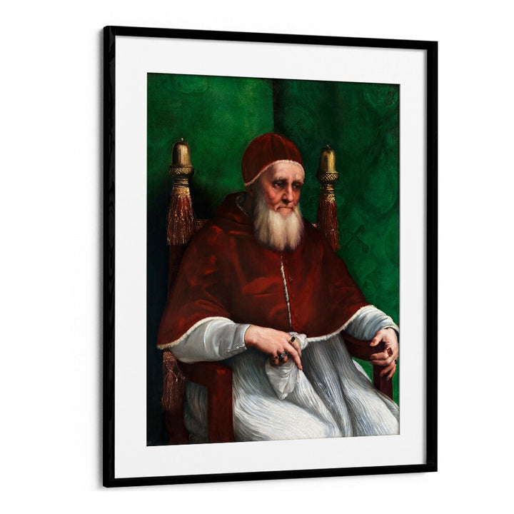 PORTRAIT OF POPE JULIUS II (1511) BY RAPHAEL RAFFAELLO , VINTAGE PAINTINGS