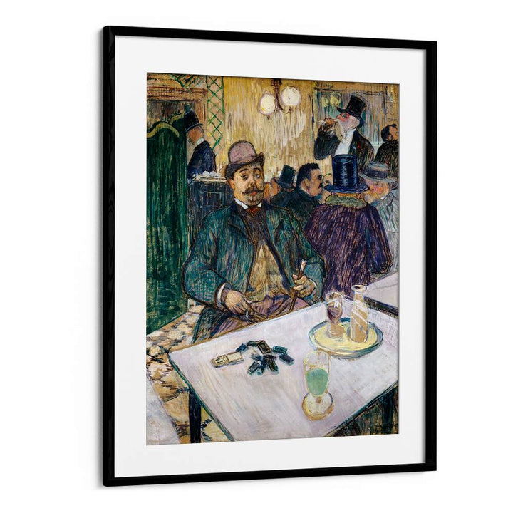 MONSIEUR BOILEAU AT THE CAFÉ (1893) , VINTAGE PAINTINGS