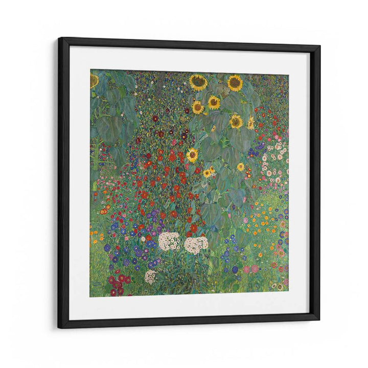 FARM GARDEN WITH SUNFLOWERS (1907) , VINTAGE PAINTINGS