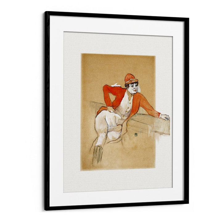 LA MACARONA IN THE COSTUME OF A JOCKEY (1893)  , VINTAGE PAINTINGS