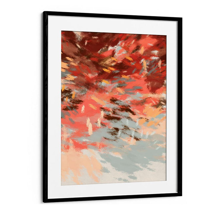 Vibrant hues capture the essence of fall in AUTUMN SHADOWS III, ABSTRACT PAINTINGS, enhancing any space beautifully.