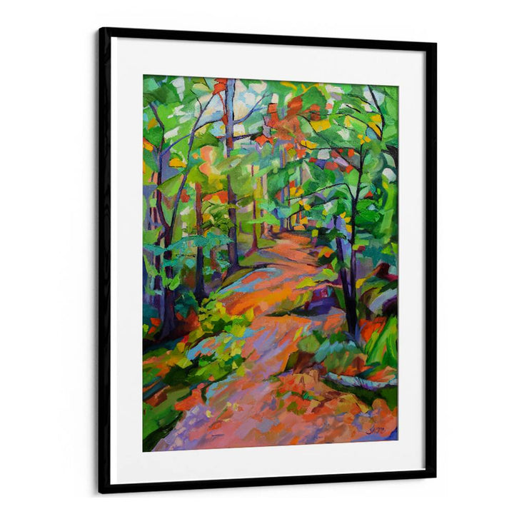 FOREST WALK , LANDSCAPE PAINTINGS