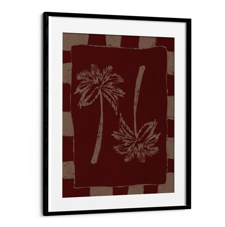 Stylish PALM PARADISE, BOHO ART PAINTINGS featuring vibrant palm design, perfect for tropical home decor.