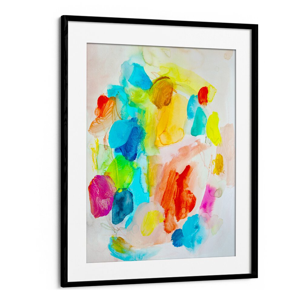 Create a vibrant atmosphere with this BLEND OF VIVID COLORS, ABSTRACT PAINTINGS, perfect for modern decor.