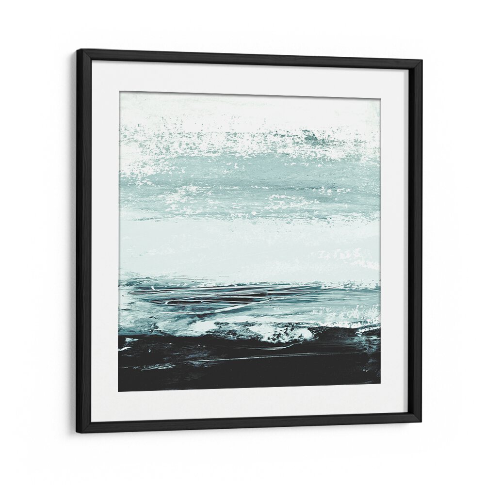 Elegant MINIMAL SEASCAPE, ABSTRACT PAINTINGS featuring tranquil ocean hues, perfect for enhancing any living space.
