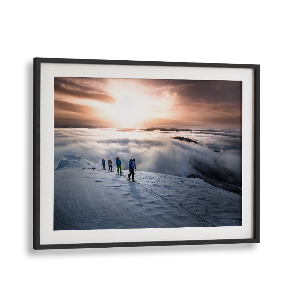 Explore the breathtaking scenery in HIGH ABOVE THE FOG, PHOTOGRAPHY PRINTS, capturing stunning mountaintop moments.