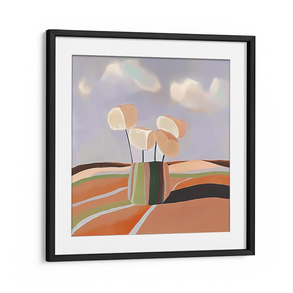 Colorful FLOWER POT ABSTRACT III, a modern decor piece perfect for showcasing plants, ideal for home styling.