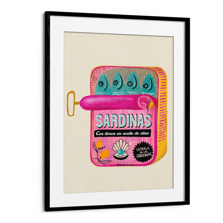 SARDINES TIN CAN BY BAROO BLOOM , WALL ART PRINTS