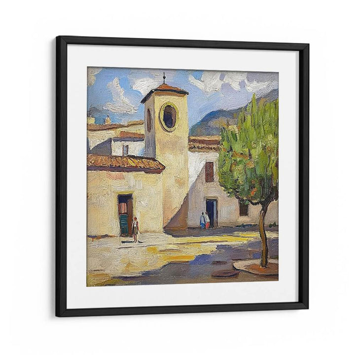Experience the charm of TOWN IN SPAIN with this vibrant artwork capturing its picturesque landscapes and culture.