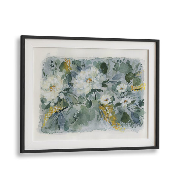 Stunning WHITE BOUQUET artwork featuring elegant white blooms and lush greenery, perfect for any room decor.