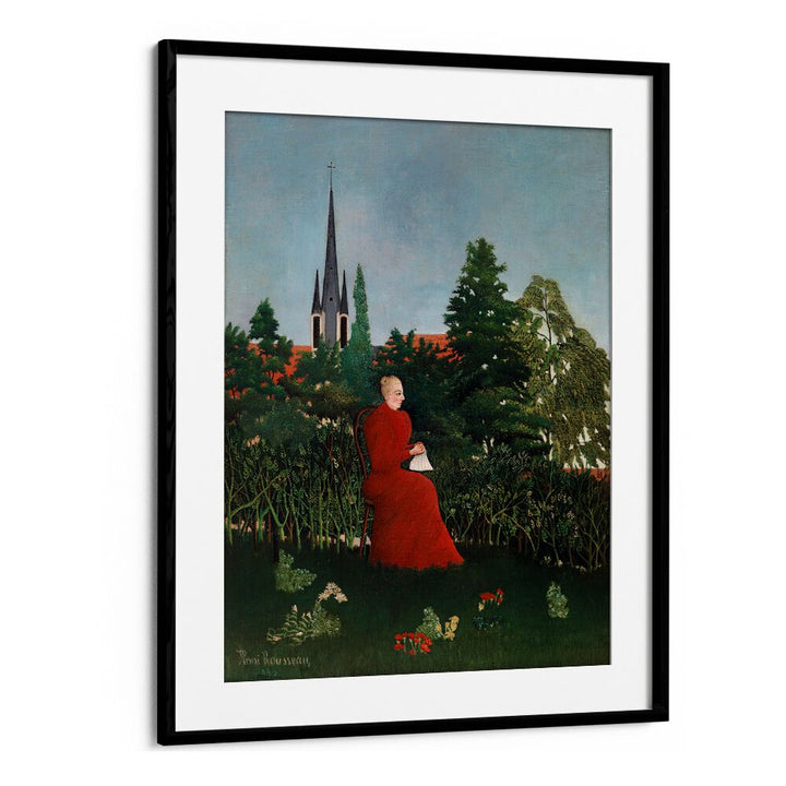 WOMAN IN A LANDSCAPE (1893–1896) , VINTAGE PAINTINGS