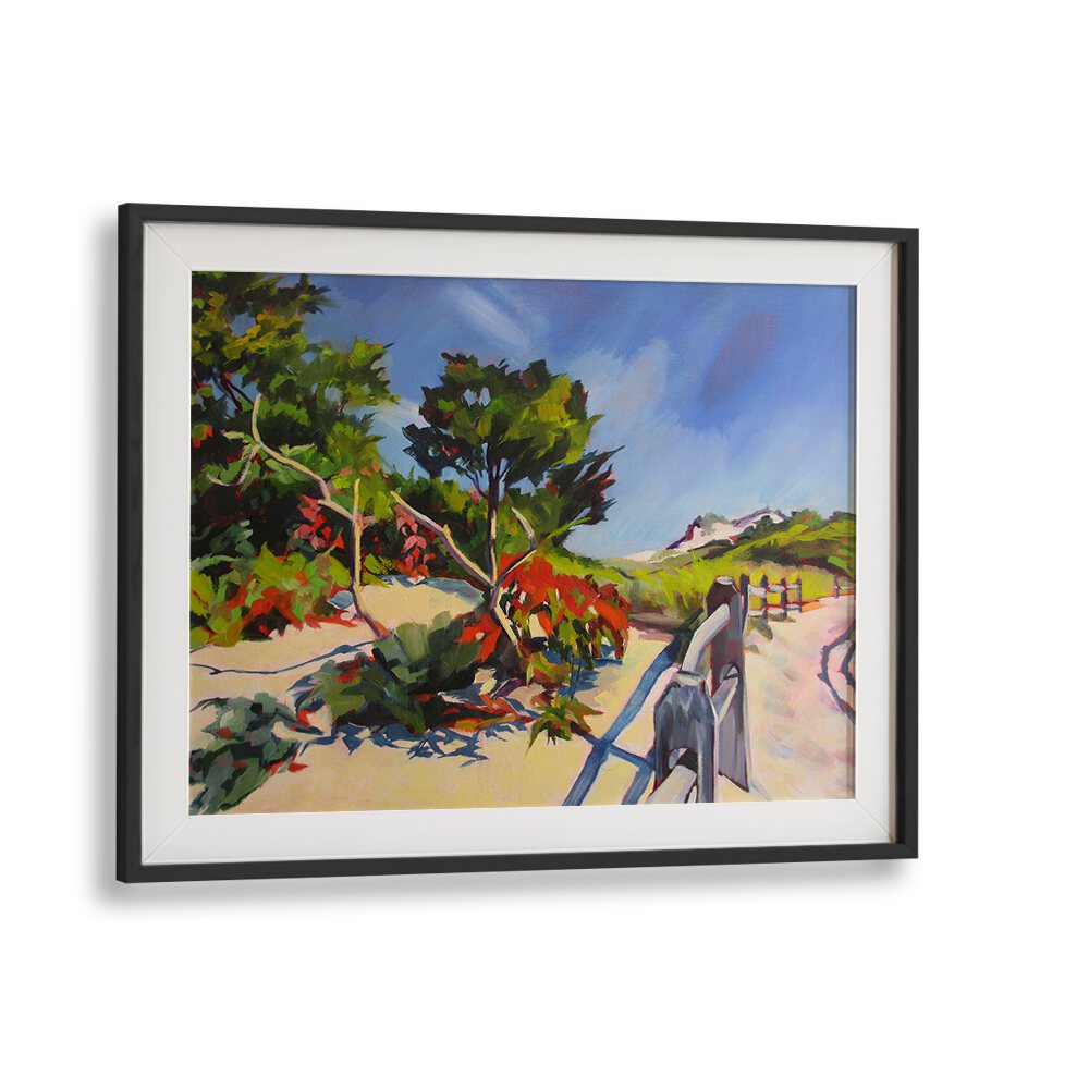 ISLAND BEACH WALK , LANDSCAPE PAINTINGS