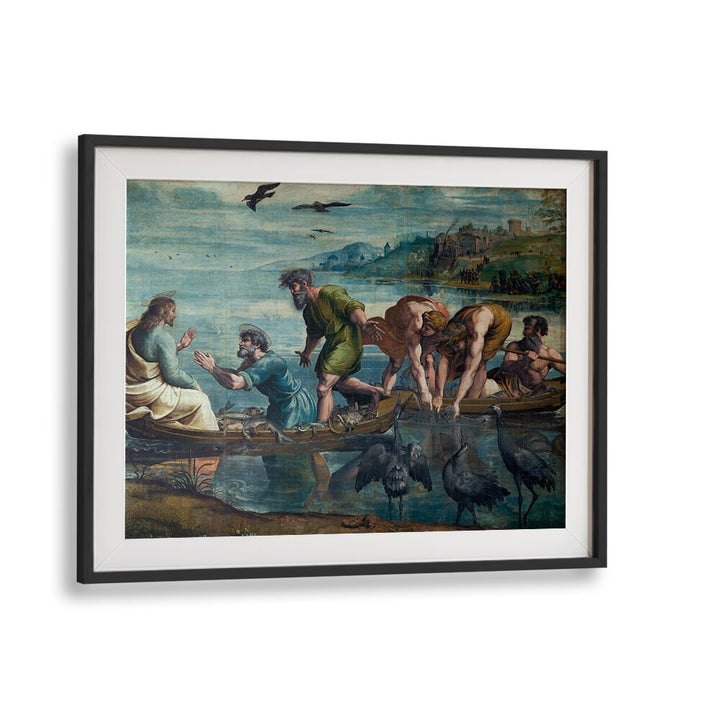 THE MIRACULOUS DRAFT OF FISHES (1515–1516) BY RAPHAEL RAFFAELLO , VINTAGE PAINTINGS