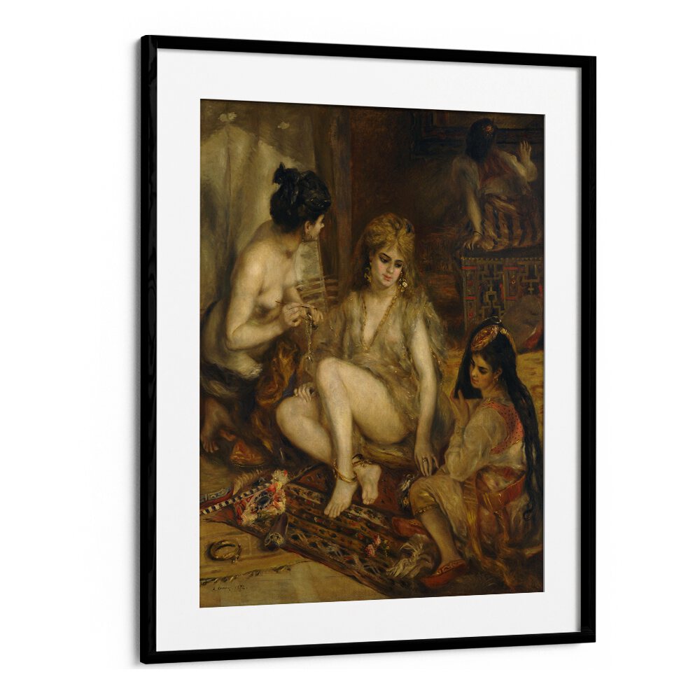 PARISIENNES IN ALGERIAN COSTUME : THE HAREM (1872) , VINTAGE PAINTINGS