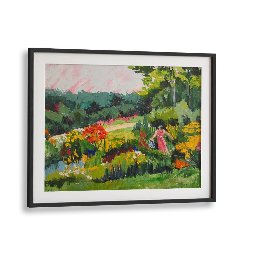 PLANTING A GARDEN , LANDSCAPE PAINTINGS