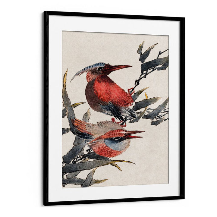 BIRDS FROM ALBUM OF SKETCHES (1814) VINTAGE JAPANESE WOODBLOCK PRINTS , JAPANESE PAINTINGS