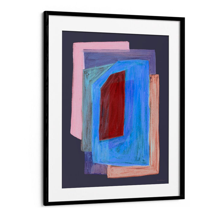 CHALKS AND SHAPES II , GEOMETRIC ART PRINTS