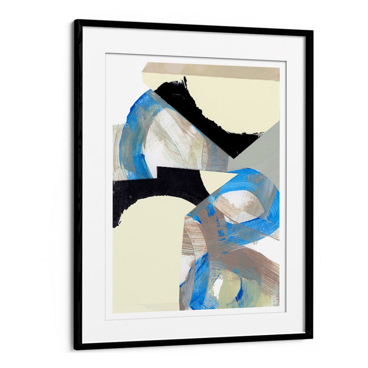 Elegant BLUE NEUTRAL BEIGE I, ABSTRACT PAINTINGS featuring soothing tones, perfect for enhancing any space.