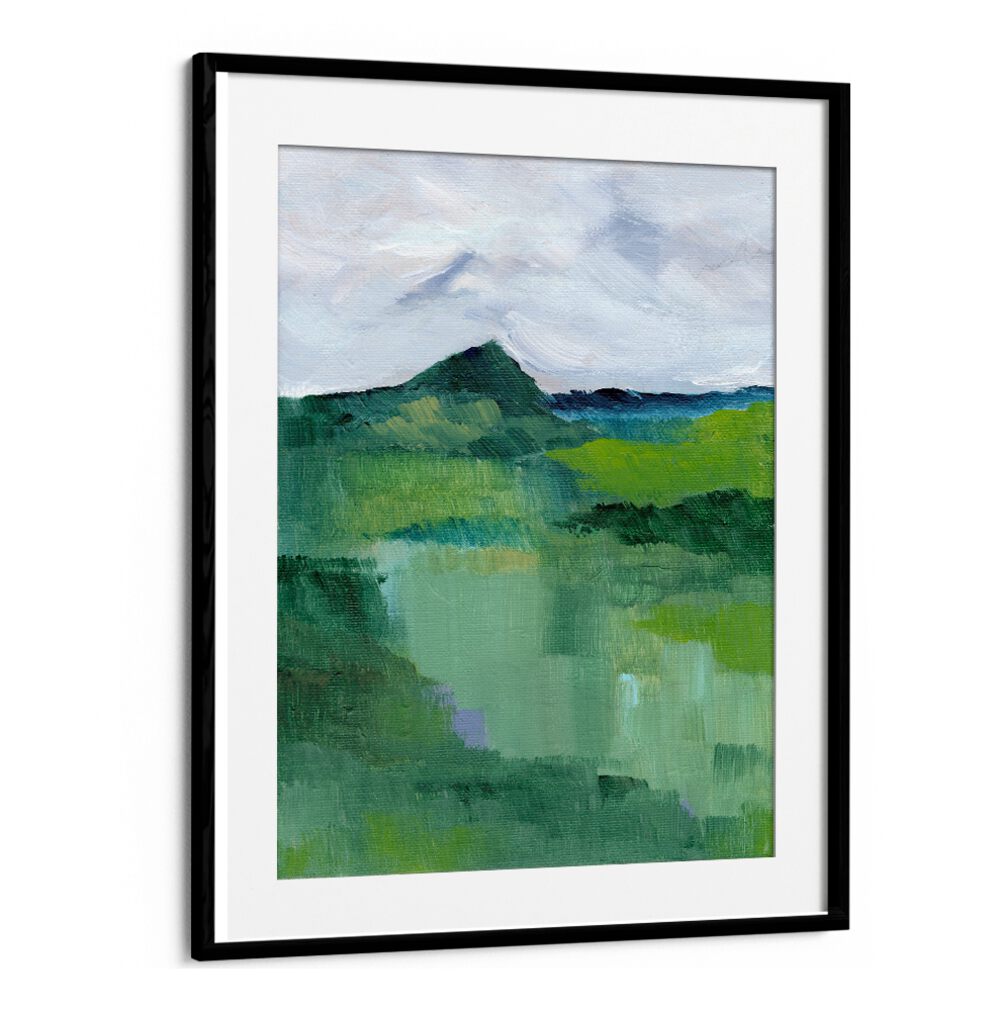 GREEN LANDSCAPE III , LANDSCAPE PAINTINGS
