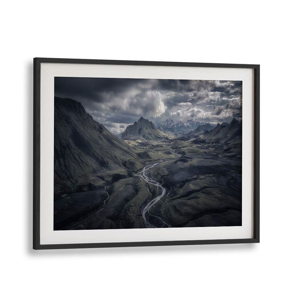 ICELANDIC HIGHLAND AMIDST A THUNDERSTORM BY MICHAEL ZHENG , LANDSCAPE PHOTO PRINTS