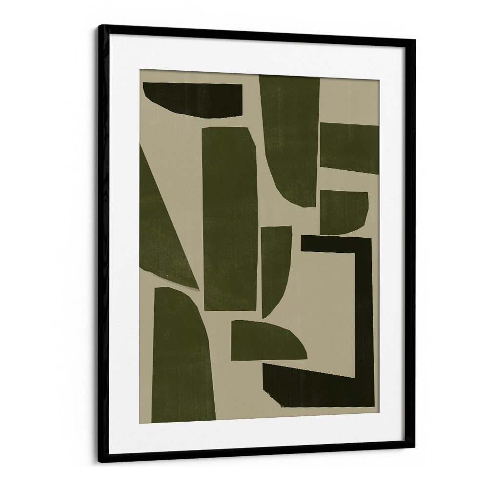 GREEN COMPOSITION III BY THE MIUUS STUDIO , ABSTRACT PAINTINGS, ABSTRACT ART PRINTS