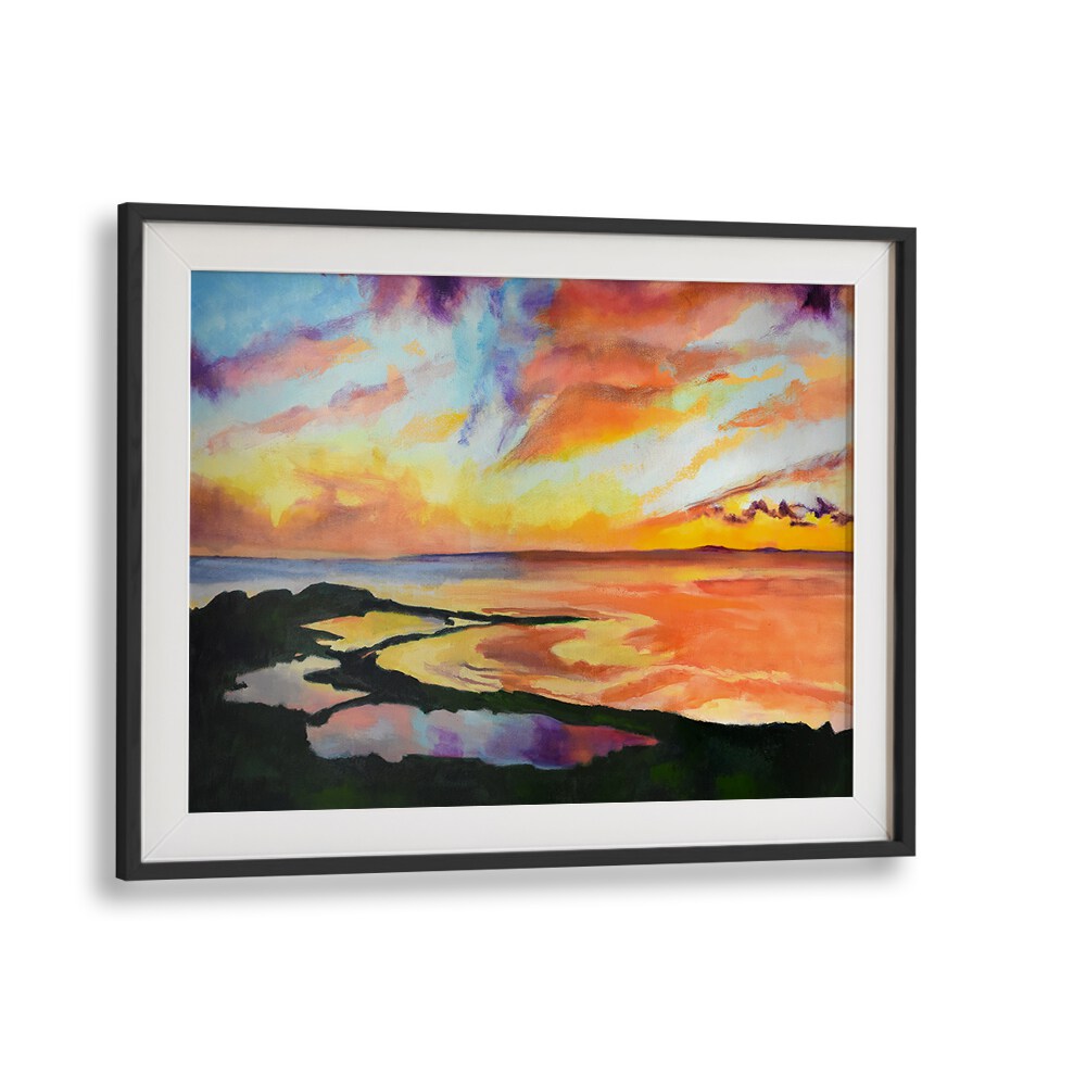 SUNSET II , BEACH PAINTINGS