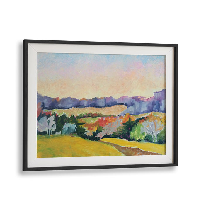 COVERED BRIDGE ROAD , LANDSCAPE PAINTINGS