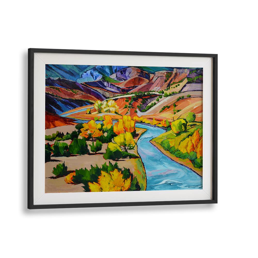 MEANDERING RIVER , LANDSCAPE PAINTINGS