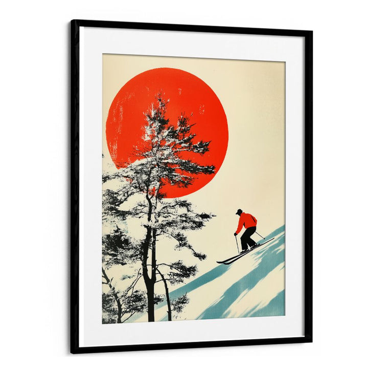 SKIING IN JAPAN , JAPANESE PAINTINGS