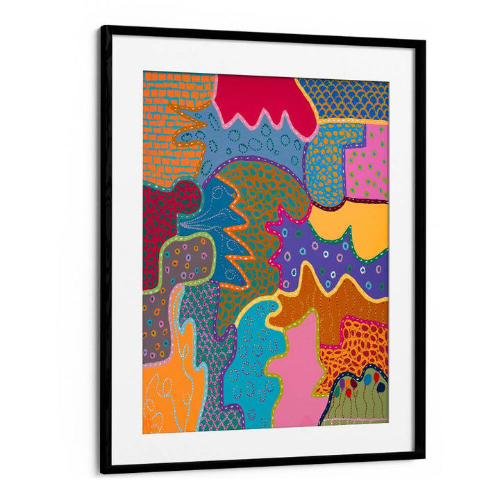COLOUR WARMS THE SOUL , PATTERN ART PRINTS