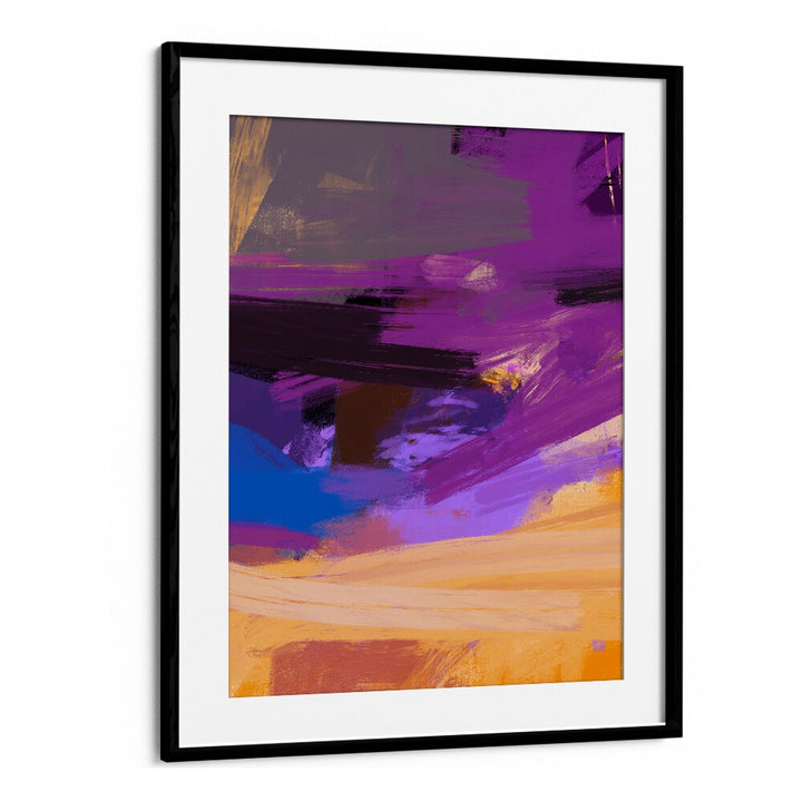 Vibrant ABSTRACTION WITH DRAMATIC SKY II, ABSTRACT PAINTINGS, enhances spaces with its captivating colors and artistic flair.
