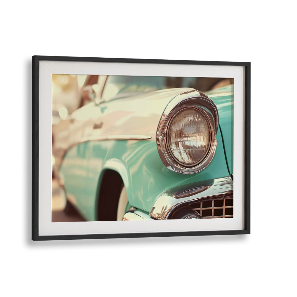 Vintage car poster featuring classic automobiles, perfect for embracing VINTAGE CAR VIBES by Philippe Hugonnard.